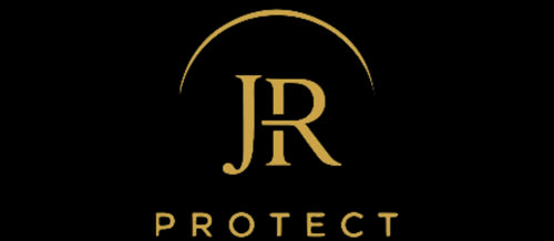 Gold logo with 'JR' and 'PROTECT' text on 